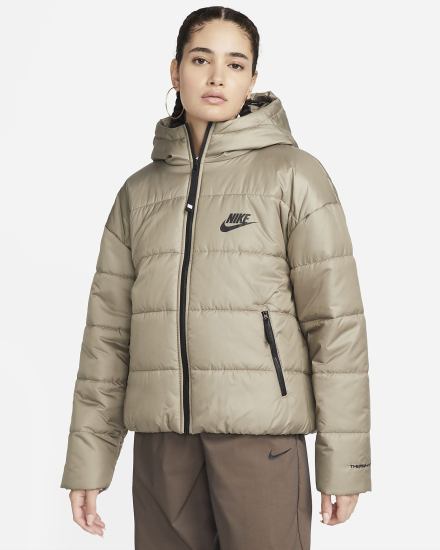 Nike Sportswear Therma-FIT Repel Synthetic-Fill Hooded Ženske Jakne Maslinasto Zelene Crne | HR-14932WHOT