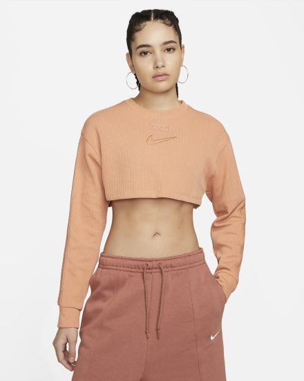 Nike Sportswear Top Ženske Crop Top Svijetlo Smeđe | HR-78916DYCZ