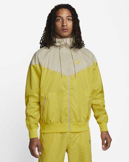 Nike Sportswear Windrunner Hooded Muške Jakne Žute | HR-81049DKPH