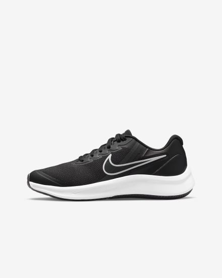 Nike Star Runner 3 Kids Road Za Djevojčice Tenisiće Crne Tamno Sive | HR-20761AFBC