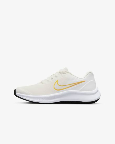 Nike Star Runner 3 Kids Road Za Djevojčice Tenisiće Bijele Zlatne Visebojne | HR-35180BSHI