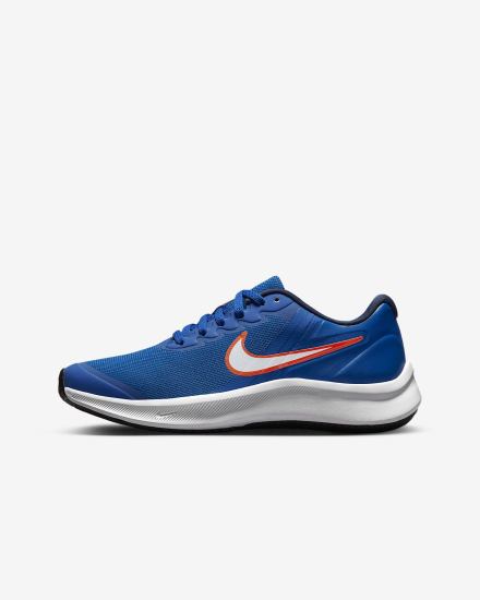 Nike Star Runner 3 Kids Road Za Djevojčice Tenisiće Kraljevska Plava Tamnoplave Narančaste Bijele | HR-87309VGPT