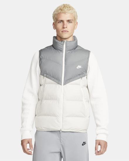 Nike Storm-FIT Windrunner PRIMALOFT® Insulated Muške Prsluk Sive Svijetlo Bež | HR-01874QDTG