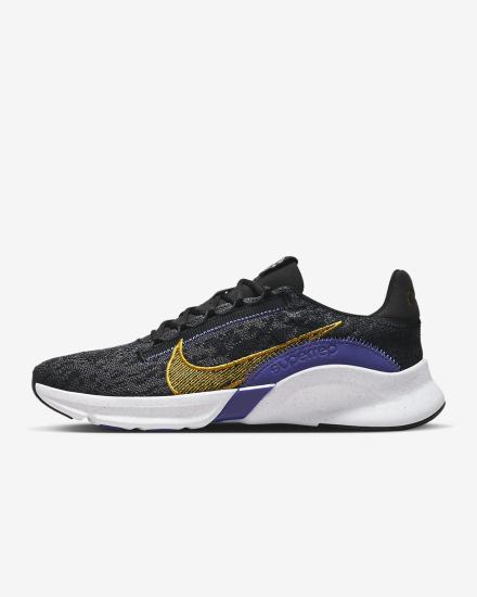 Nike SuperRep Go 3 Flyknit Next Nature Ženske Cipele Za Trening Crne Tamno Sive Žute | HR-65871ZMYR