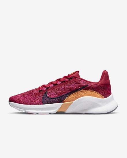 Nike SuperRep Go 3 Flyknit Next Nature Ženske Cipele Za Trening Roze Tamno Žute Plave | HR-73458OGIE