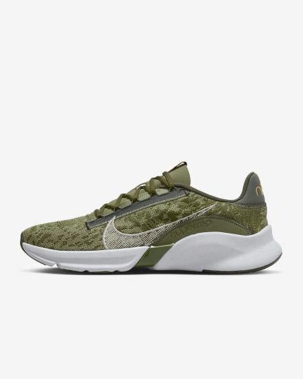 Nike SuperRep Go 3 Next Nature Flyknit Muške Cipele Za Trening Zelene Bijele Svijetlo Bež | HR-63708FAMR