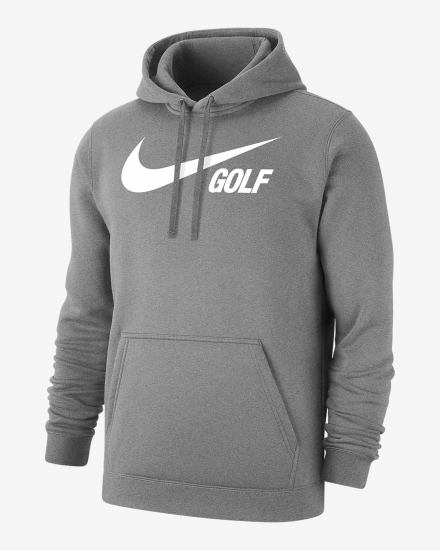 Nike Swoosh Golf Muške Majica S Kapuljačom Tamno Sive | HR-35016TYAZ