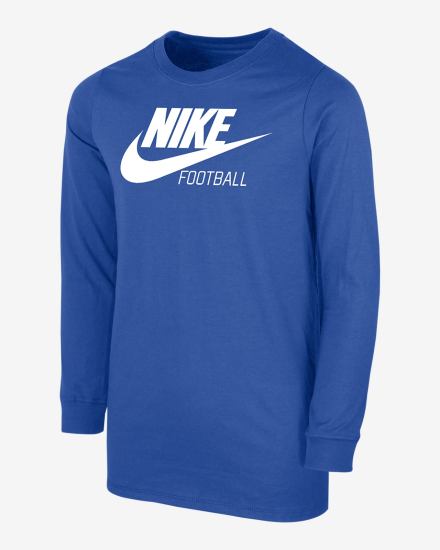 Nike Swoosh Kids Long-Sleeve Za Dječake Majice Kraljevska Plava Plave | HR-04385URWF