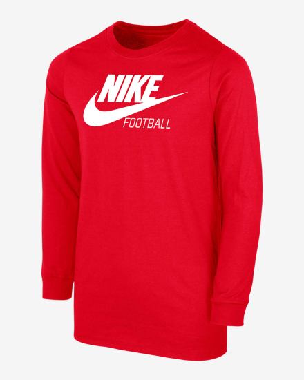 Nike Swoosh Kids Long-Sleeve Za Dječake Majice Crvene | HR-52094WNOT