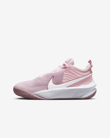 Nike Team Hustle D 10 Kids Za Djevojčice Košarkaške Cipele Roze Roze Bijele | HR-31625EYFI