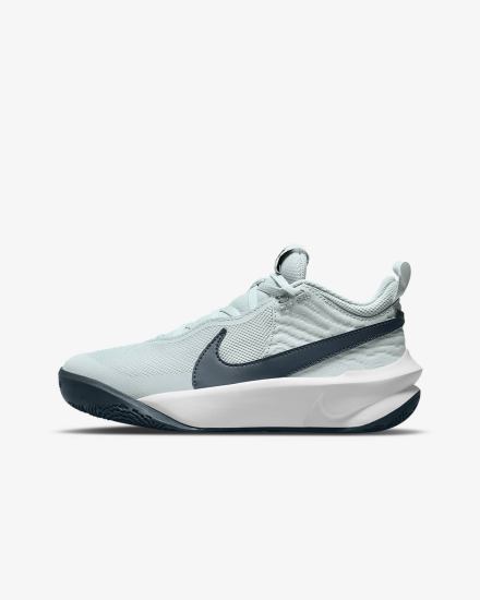 Nike Team Hustle D 10 Kids Za Dječake Košarkaške Cipele Bijele Tamnoplave | HR-38957DSTN