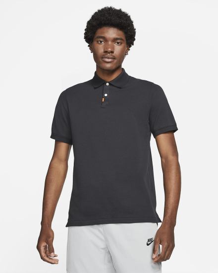 Nike The Muške Polo Majice Crne | HR-90716PTQS