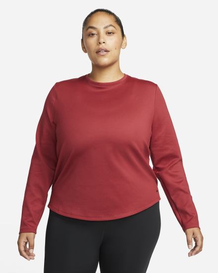 Nike Therma-FIT One Long-Sleeve Top Ženske Košulje Bordo Crne | HR-09257UOAW