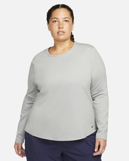 Nike Therma-FIT One Long-Sleeve Top Ženske Košulje Sive Crne | HR-14068ECFL