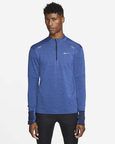 Nike Therma-FIT Repel Element 1/4-Zip Muške Topovi Za Trčanje Obsidijanske Kraljevska Plava | HR-42719LNXY