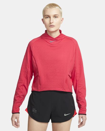 Nike Therma-FIT Run Division Running Ženske Midlayers Svijetlo Crvene Crne | HR-07263ZEOW