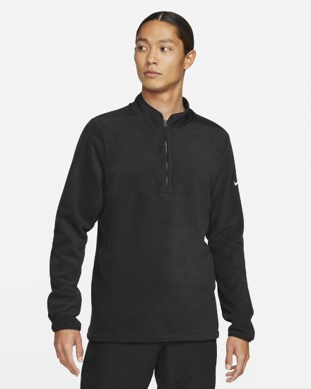 Nike Therma-FIT Victory 1/2-Zip Golf Top Muške Pulover Crne Bijele | HR-53178PEYV