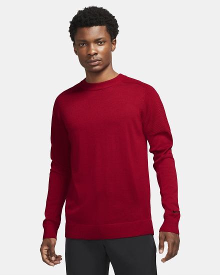 Nike Tiger Woods Knit Golf Muške Džemperi Crvene Crne | HR-14703KMCN