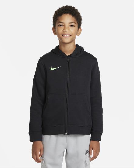 Nike Tottenham Hotspur Club Fleece Kids Full-Zip Za Dječake Majica S Kapuljačom Crne Zelene | HR-67825NCXU