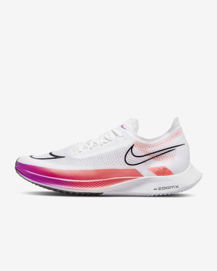 Nike ZoomX Streakfly Road Muške Trkaće Cipele Bijele Crvene Ljubičaste Crne | HR-16375LFKV