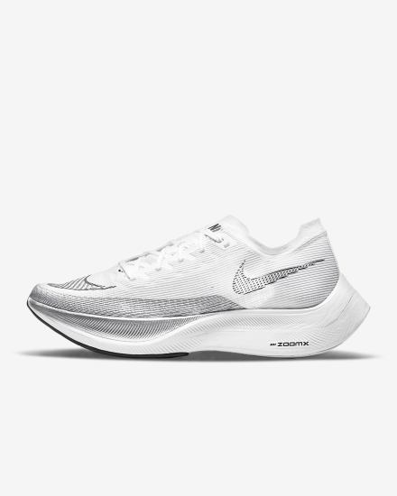 Nike ZoomX Vaporfly Next% 2 Road Muške Trkaće Cipele Bijele Metalne Srebrne Crne | HR-85913RZAH