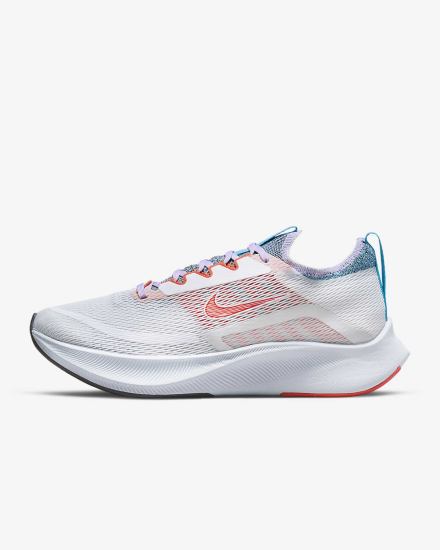 Nike Zoom Fly 4 Road Ženske Tenisiće Bijele Ljubičaste Plave Narančaste | HR-98245LHPI