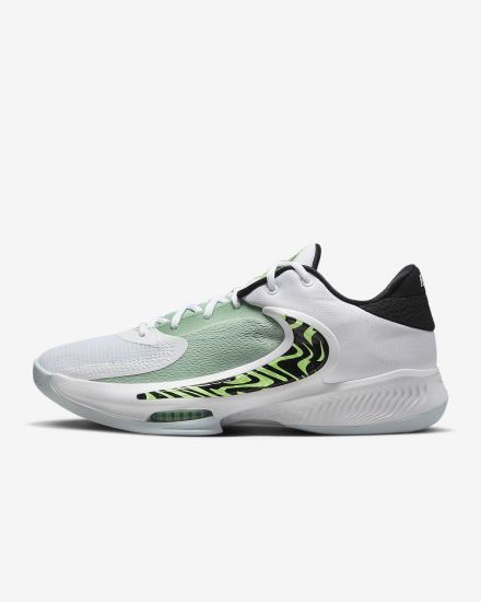 Nike Zoom Freak 4 Muške Košarkaške Cipele Bijele Crne Bijele | HR-18362YUOC