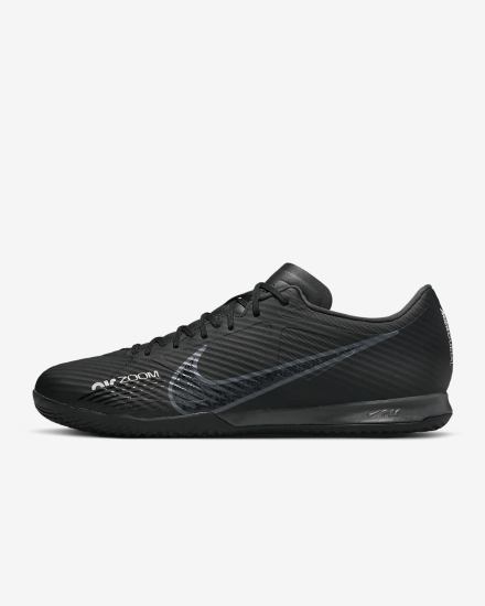 Nike Zoom Mercurial Vapor 15 Academy IC Indoor/Court Ženske Nogometne Tenisice Crne Bijele Tamno Sive | HR-05632UXSP